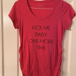 Pink Kick Me Baby One More Time shirt